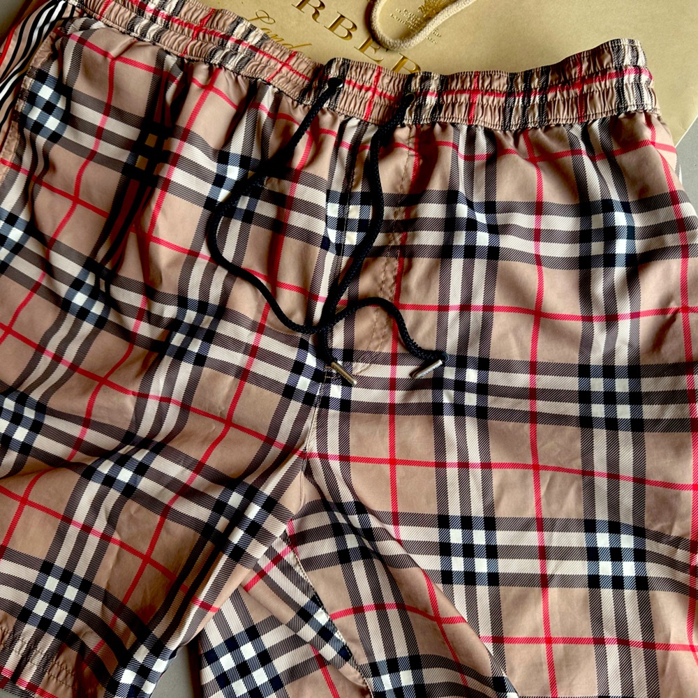Burberry swim trunks